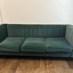 Emerald Green Couch 
