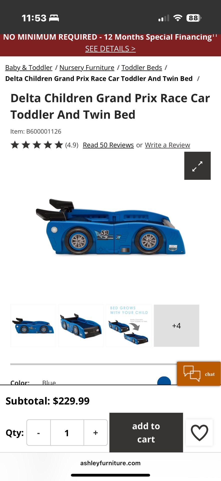 Delta Children Grand Prix Race Car Toddler And Twin Bed 🔥🔥🔥🔥