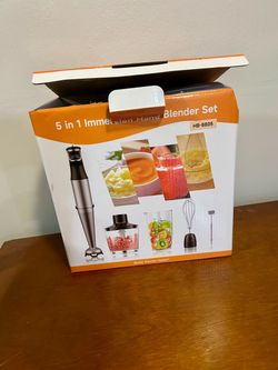 5-in-1 Immersion Hand Blender Set HB-8805