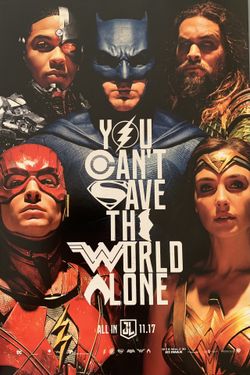 Mini-movie poster from the film Justice League
