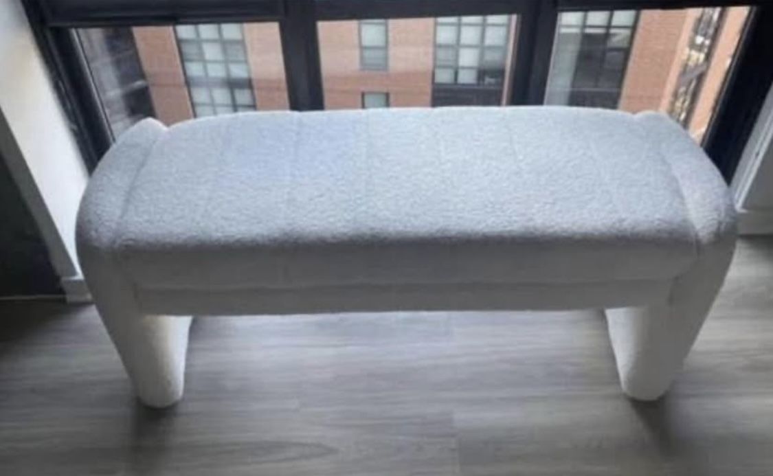 Boucle Bench Ottoman 