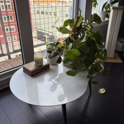 Jonathan Adler White Table, medium size 