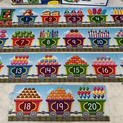 NEW! Number Train Floor Puzzle from Lakeshore Learning