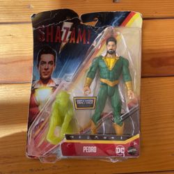 PEDRO action figure SHAZAM! movie power slinger GREED 6" dc NEW vhtf htf