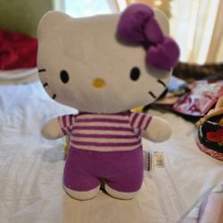 Purple Hello Kitty Plush 