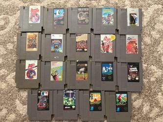 Nintendo nes games 5 each