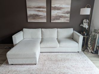 IKEA Finnala Sectional Sofa with Chaise and Storage