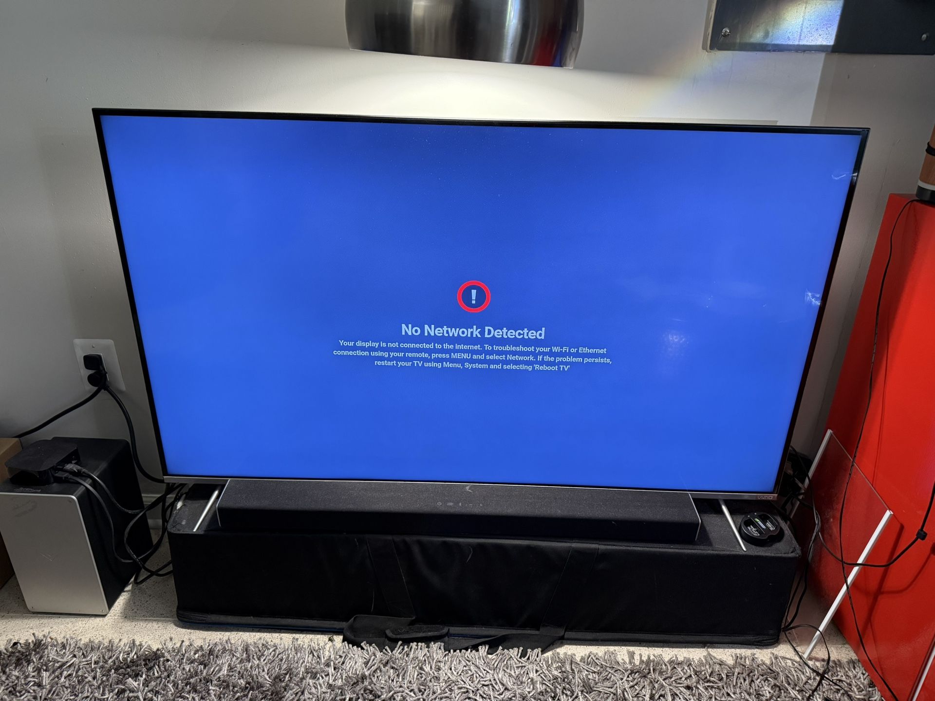 55 inch Vizio P Series Smart TV/ With Sound Bar