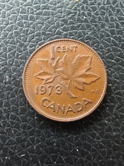Queen Elizabeth 1973 Canadian Penny