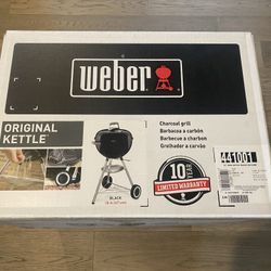Brand New ~ 18” Weber Original Charcoal Grill