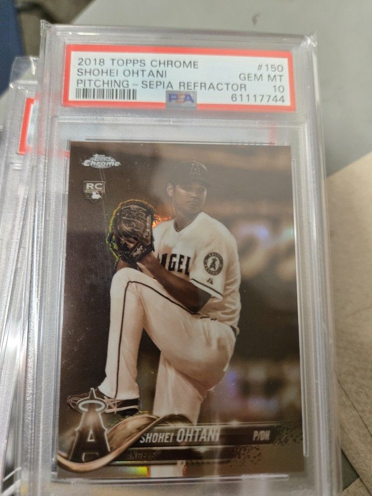 Shohei Ohtani Sepia Psa 10