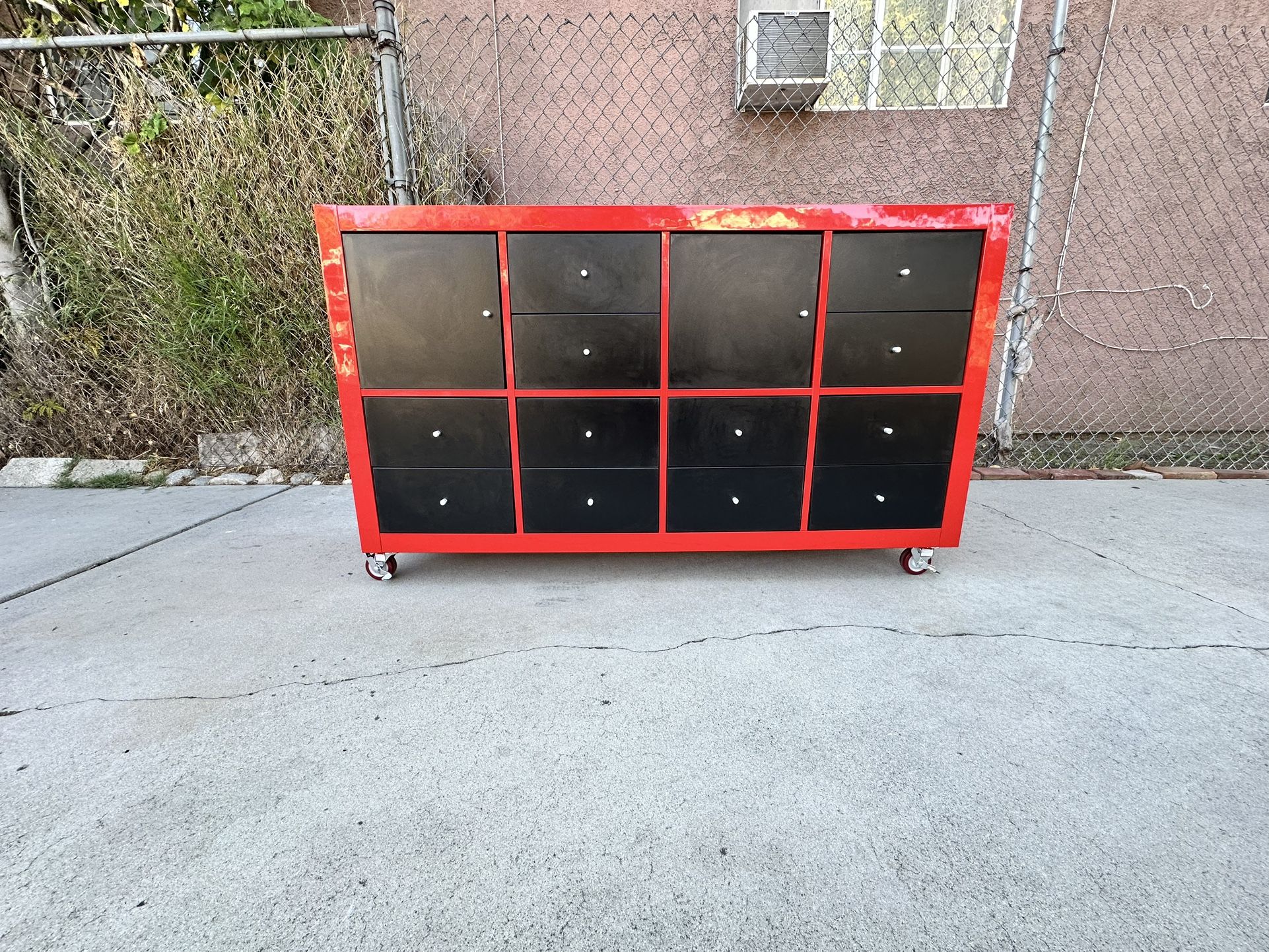 Media Cabinet Sideboard Credenza Tv Stand Buffet Close Storage.
