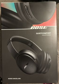 Bose QuietComfort Bluetooth 5.1 Headphones, Wireless Headphones, Deep Bass, Over Ear Active Noise Cancelling Headphones with Mic, Up To 24 Hours of Pl