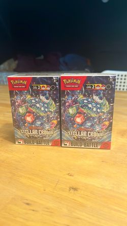 Pokémon Scarlet & Violet Stellar Crown Build & Battle Box (x2)