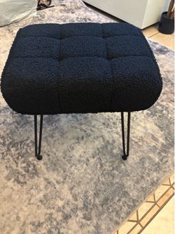 Black Footstool