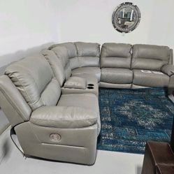 Brand New🎀Special Price 6pc Power Reclining Leather Sectional, Furniture Couch Livingroom Sofa