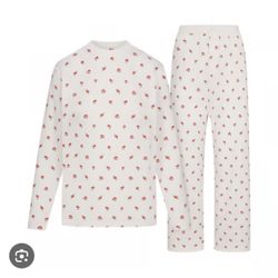 Skims PJ set marble mushrooms print 