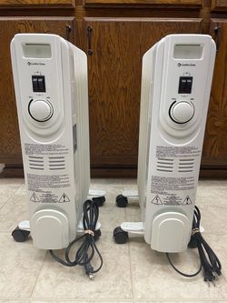 Set of (2) Comfort Zone Portable Room Heaters