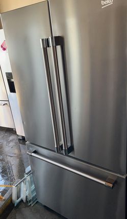 Beko 3 Door Stainless Steel Fridge
