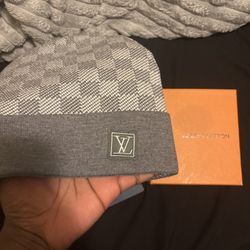 Grey Lv beanie