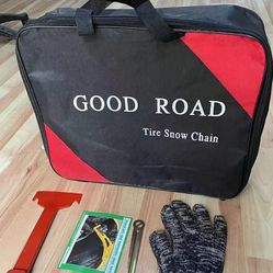 Upgraded Car Snow Chains, Emergency Snow Chains, Winter Safety Chains For Ice Snow Mud, Suitable For Tire Width 6.5 In-10.8 In