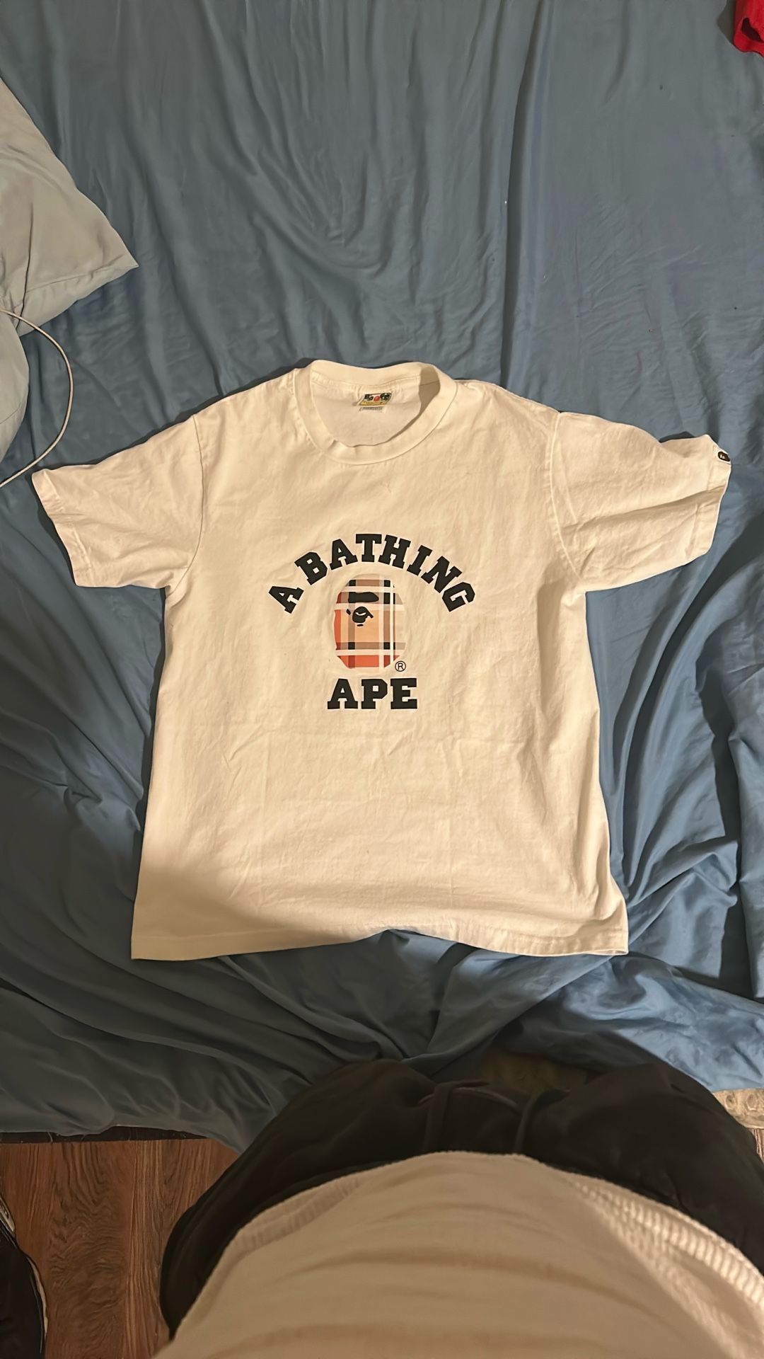 BAPE A Bathing Ape Check By Bathing Tee