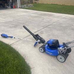 80 V Lawn Mower Set