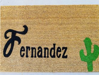 Custom door mat