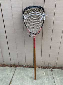 Warrior Lacrosse Goalie Stick – Pink/Black – Needs New Mesh/Netting