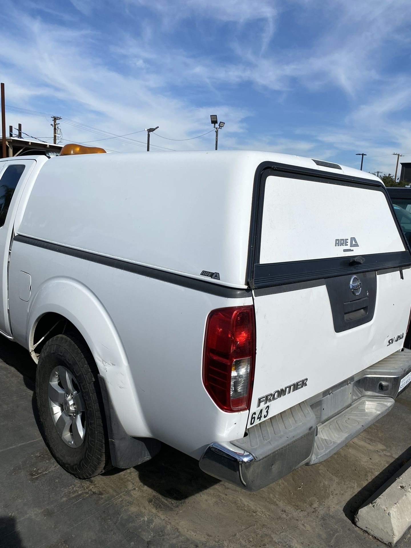 Camper Shell 2005 thru 2020 Nissan Frontier 6 foot bed