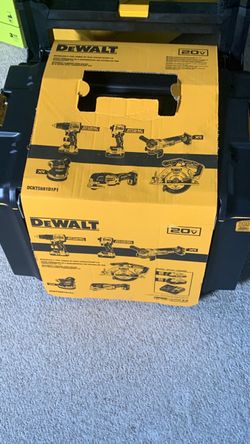6 tool boxes dewalt new never opened