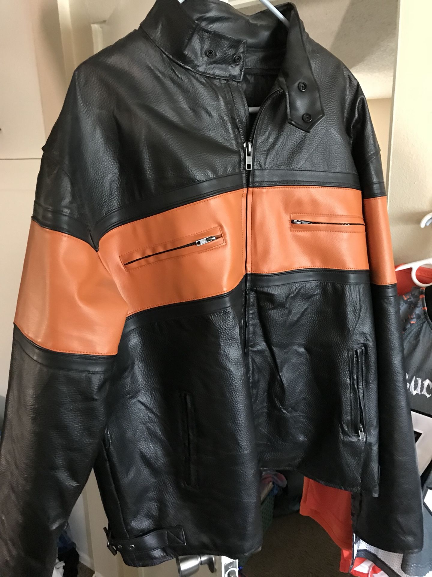 Leather Riding Jacket Like new