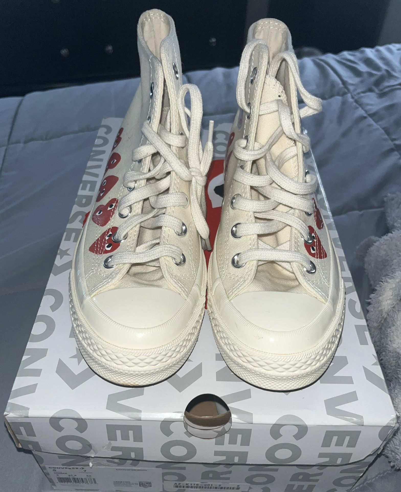 comme des garçon converse size 5