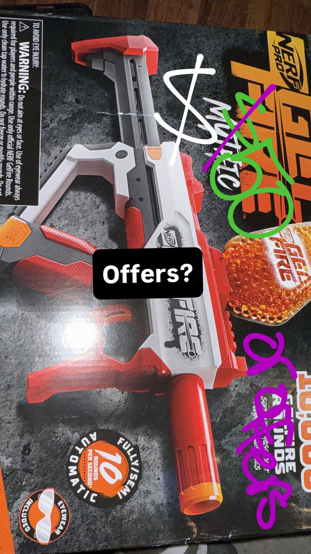 Nerf Pro Gel Fire