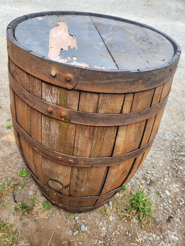 Rustic Wine Barrel
