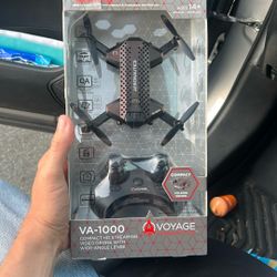 Compact HD streaming video drone with wide angle lens