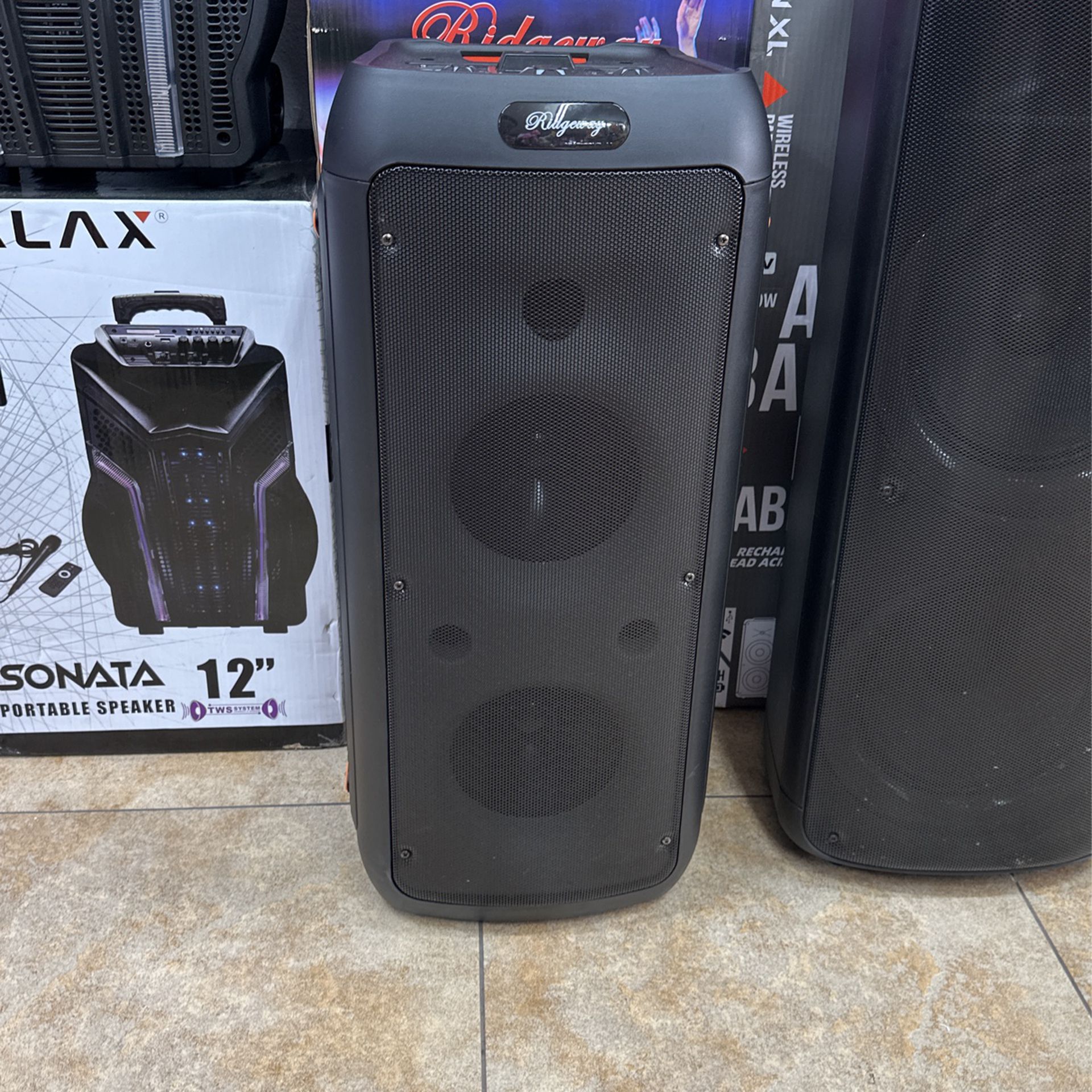 2x8” Bluetooth Speaker 