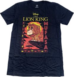 Disney The Lion King Mufasa Funko Pop Black T Shirt M,L & XL New