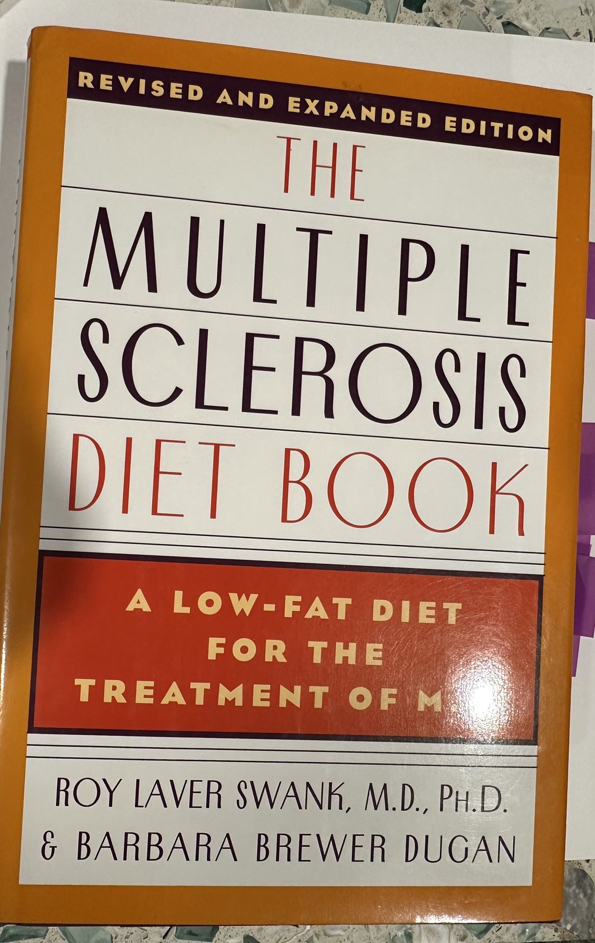 Two Multiple Sclerosis Cookbooks