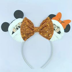 Minnie Mouse/Mickey Mouse Halloween Ears 