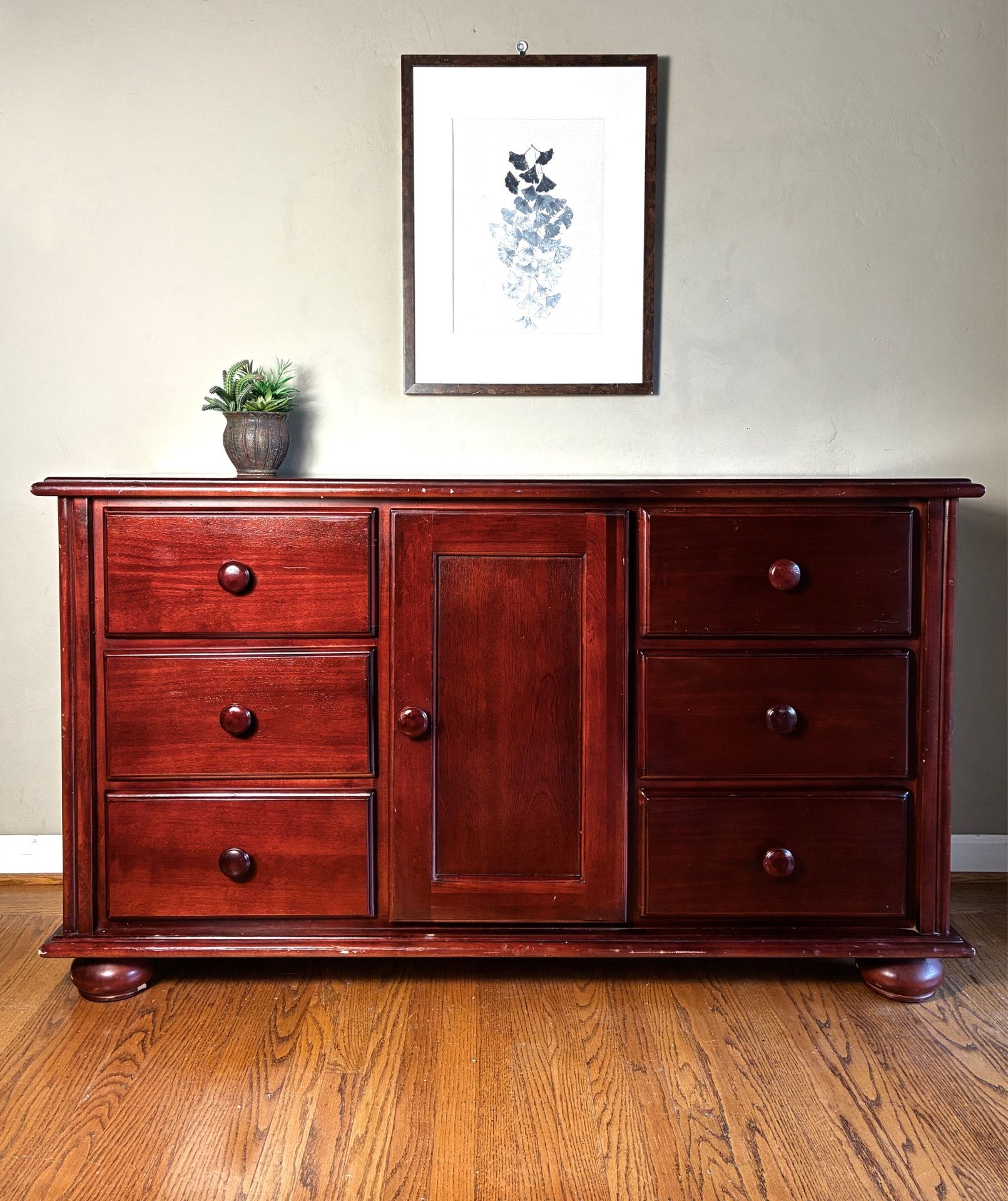 Free dark cherry dresser *pending pickup