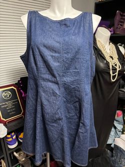 Old Navy Sleeveless Denim Swing Dress