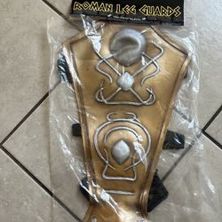 Spirit Halloween Roman leg guards