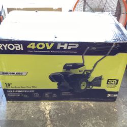 🛠🧰RYOBI 40V HP Brushless 18” Battery Powered Rear Tine Tiller-NEW!(Tool Only)-$385!🧰🛠