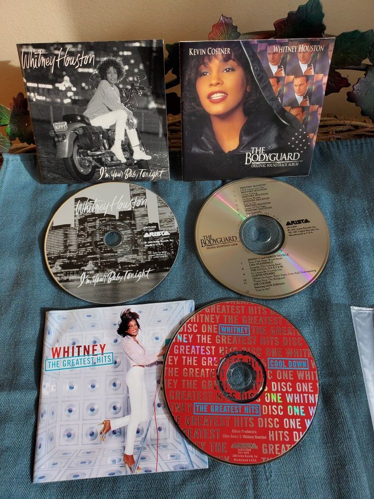 3 Whitney Houston CDs