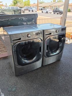 LG Front Load Washer and Electric Dryer