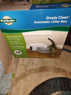 "PET SAFE" Simply Clean Automatic Litter Box Kop Ya Fg