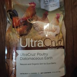 ultracruz poultry diatomaceous earth for chickens