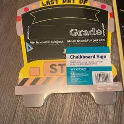 First And Last Day Of School Signs