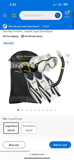 Adult Snorkel Set